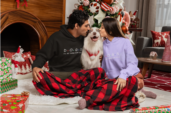 D.O.G.S I'll be there for you : Unisex Oversized Hoodie
