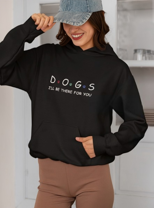 D.O.G.S I'll be there for you : Unisex Oversized Hoodie
