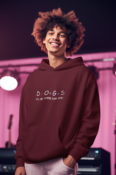 D.O.G.S I'll be there for you : Unisex Oversized Hoodie